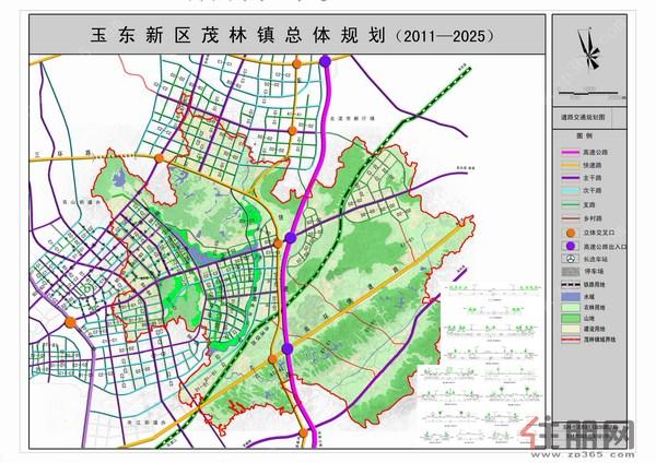 (8005); 《广西玉林市玉东新区茂林镇总体规划》公示;; 道路交通