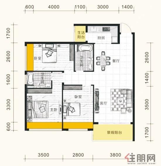 云天新城—云天·山水美地户型全赏析