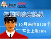 住朋网购房热线10月来电总量5218个 环比上涨38%