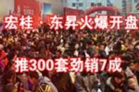 宏桂·东昇1月22日最后一栋开盘劲销7成 4797元/㎡起遭抢购