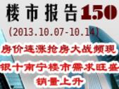 楼市报告第150期：房价连涨抢房大战频现 银十南宁楼市需求旺盛销量上升