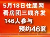 住朋网5月18日看房团三线齐发 149人参与