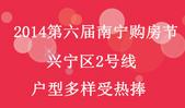 2014第六届南宁购房节兴宁区2号线 户型多样受热捧