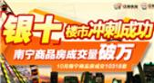“银十”楼市冲刺成功 南宁市商品房成交量破万