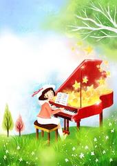 麓湖新年钢琴演奏会 艺术从娃娃抓起