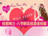 魅力女性芬芳珠城地产 北海住朋网2015年三八节巡游送花活动浪漫收官 