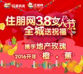 住朋网携手地产玫瑰 2016开年“橙”+“蕉”