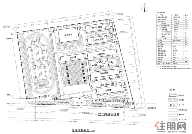 【城市建设】贵港市港南区第一小学项目总平图曝光