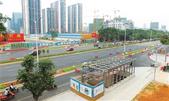 城中区晨华路东侧东环大道地下通道已现雏形