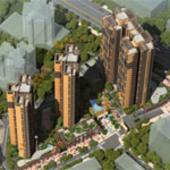 联发柳雍府8月工程进度 1#楼已建至18层