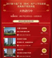 12.15柳州住朋奖投票战报：九龙尚城稳居榜首 宏桂、金科分列二、三名