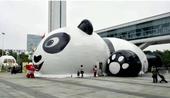 大手笔！22米巨型“熊猫” 空降我大玉林...