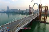 5月29日“柳州之门”白沙大桥主桥主体完工！