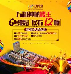 万和市场6号楼典藏**，仅12栋，认购享五重优惠大礼!