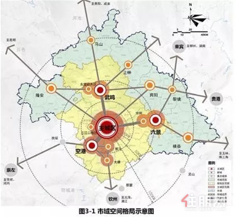 南宁城市规划图