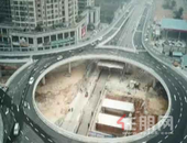 柳州白沙大桥西岸引道立交正式通车