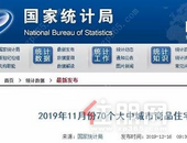 11月70城房价出炉！近一半城市齐下跌！深圳房价竟一枝独秀