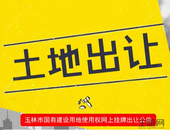 土地 | 玉林市国有建设用地使用权网上挂牌出让公告[9号]