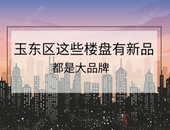 爆料！玉东区这些楼盘有新品，都是大品牌