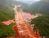 荔玉高速新进展，兴业段鸦桥江大桥、隧道已建成这样