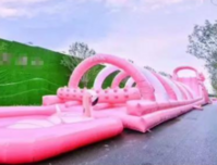 前方高能！超大型粉红水上城堡惊现悦府，即将燃爆柳州！