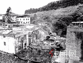 城中区城管执法局拆除牛车坪村北面18栋违建