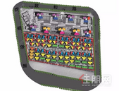 东盟国际城湖山的院子户型图 