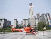 南宁凤岭北直升机空中救援演习，打造空中救援生命线