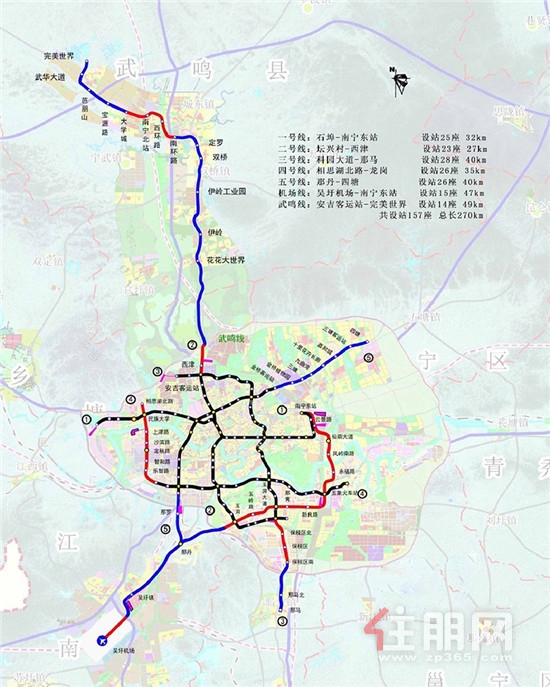 据规划图了解,机场线由南宁东站始发,终于吴圩机场,共设站15座,全长
