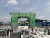 聚焦点 l 二环南路与民主南路三层分离式交通枢纽，暗埋通道建设完成！