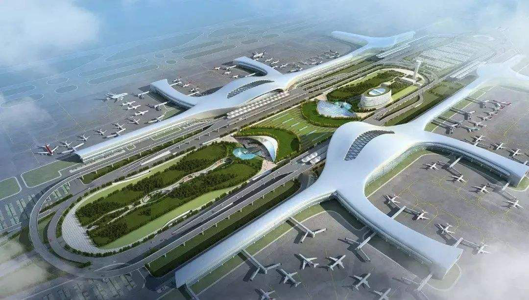 南宁国际空港综合交通枢纽项目效果图