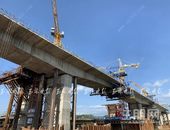 浦清高速新进展！南流江大桥左幅连续梁合龙，预计明年初全幅贯通