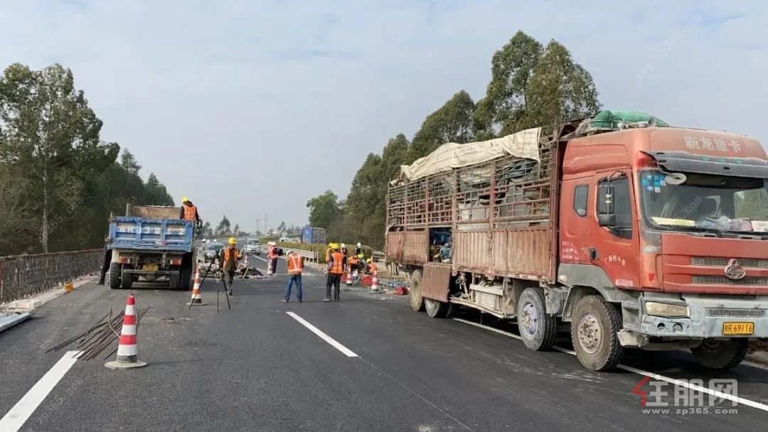 一阶段兴六高速公路南宁往玉林方向