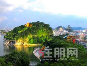 桂林高新七星区春天美景登上北京地铁