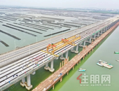 欢呼！玉湛高速公路单体工程* 大、跨度*长的特大桥完工！