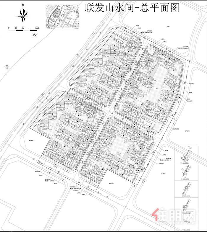 联发山水间总平面图