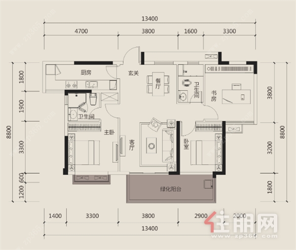 龙光玖珑华府103㎡三房两厅两卫.png