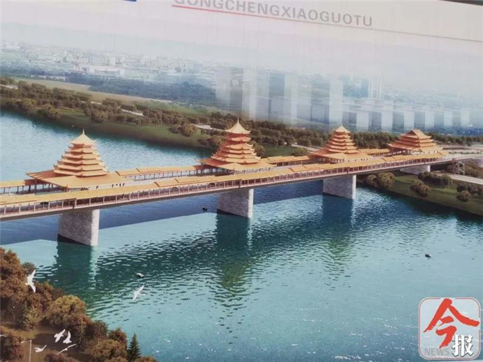 百里柳江再添新景 柳州凤凰岭大桥开始架梁