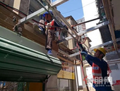 这么多年才知道原来是违建 柳州金鱼巷这排门面拆除了！