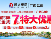 恒大房子打7折 “血拼”金九银十！