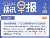  住朋网早报（11月25日）南宁五象新区、兴宁区共四幅地块终止出让!