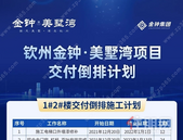 钦州金钟·美墅湾项目交付倒排计划