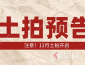 12月土拍预告：总起价超14.9亿，玉林6宗宅地约621亩即将开拍