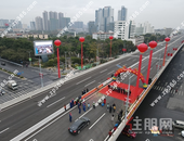 贵港高架桥正式通车啦！到高铁站只需一脚油门！