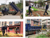 【亿善和城】赞助木兰河小学园林景观升级工程动工啦！