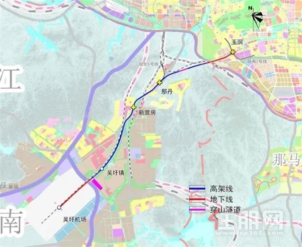 机场线武鸣线brt3号线争取今年开工建设地铁5号线预计年底竣工