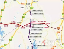 航拍建设中的浦清高速博白西、博白南和那林互通出口，附详细位置...