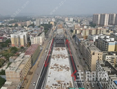 便利！金港大道高架桥实现东西贯通