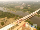 重磅！经过博白六镇的浦清高速南流江大桥再传捷报