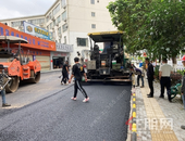 贵港市中心城区人行道及道路配套设施整治提升工程稳步推进